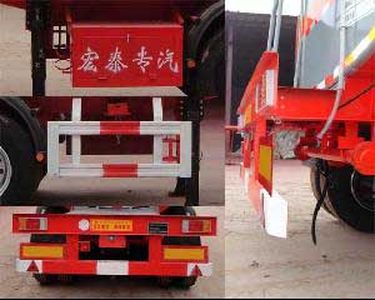 Zhengkang Hongtai brand automobiles HHT9401GFW Tank transport semi-trailer for corrosive substances