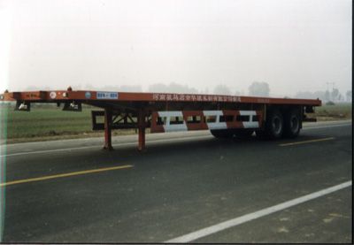 Huajun  ZCZ9262JP Container flatbed semi-trailer