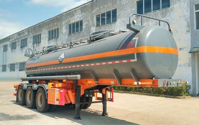 Dongju  LDW9400GFW Tank transport semi-trailer for corrosive substances