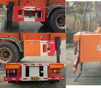 Dongju  LDW9400GFW Tank transport semi-trailer for corrosive substances