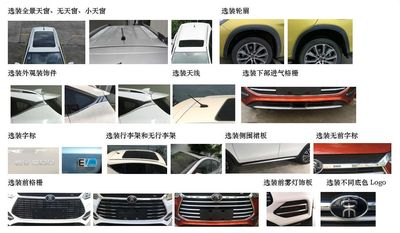 BYD  BYD6460SBEV7 Pure electric multi-purpose passenger vehicles