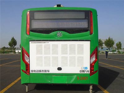 Guangtong Bus SQ6858BEVBT11 Pure electric city buses