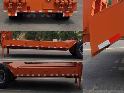 Chusheng  CSC9351TDP Low flatbed semi-trailer