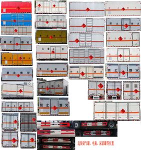 Zhuanwei  HTW5120XRYCA6 Flammable liquid box transport vehicle