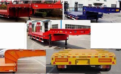 Sanwei  WQY9350TDP Low flatbed semi-trailer