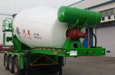 Guangtongda brand automobiles JKQ9400GJB Concrete mixing and transportation semi-trailer