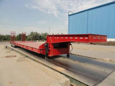 CIMC ZJV9400TDPSD Low flatbed semi-trailer