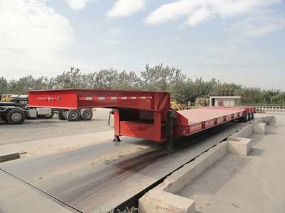 CIMC ZJV9400TDPSD Low flatbed semi-trailer