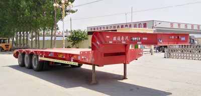 Chenlu  LJT9403TDP Low flatbed semi-trailer