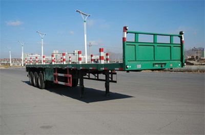 Zhang Tuo license plate car ZTC9310TP Flat semi-trailer