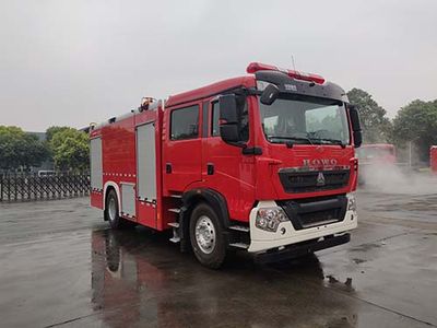 Chuanxiao brand automobiles SXF5192GXFPM80 Foam fire truck