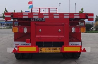 Haotong  LWG9401ZZXP Flat dump semi-trailer