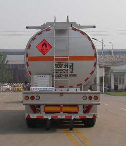 Shengrun  SKW9408GYYA Aluminum alloy oil transport semi-trailer