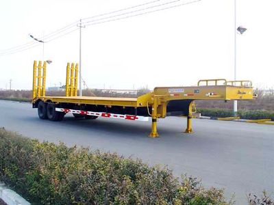 Tonghua THT9340TDLow flatbed semi-trailer