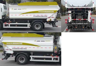 Jinshi  YJW5100ZZZBEV Pure electric self loading and unloading garbage truck