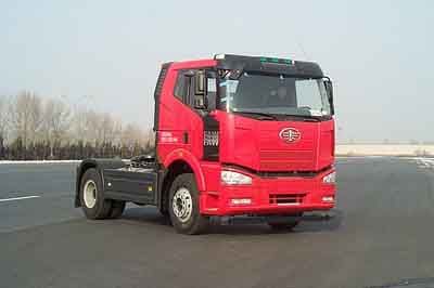 Jiefang Automobile CA4180P66K2E4 Flat head diesel semi-trailer tractor