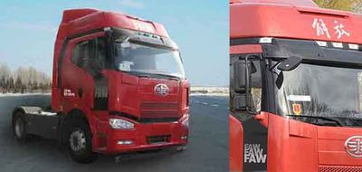 Jiefang Automobile CA4180P66K2E4 Flat head diesel semi-trailer tractor