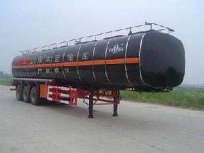 Jianghuai Yangtian  CXQ9401GHYBW Thermal insulation chemical liquid transportation semi-trailer