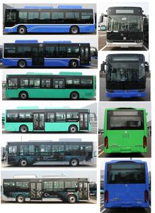 Chinese license plate cars TEG6105BEV30 Pure electric low floor city buses