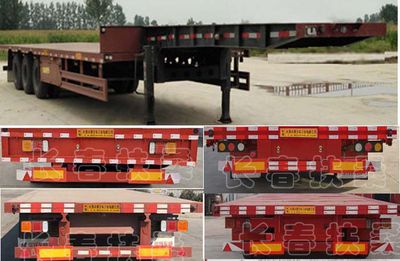 Fusang  FS9400TDP Low flatbed semi-trailer