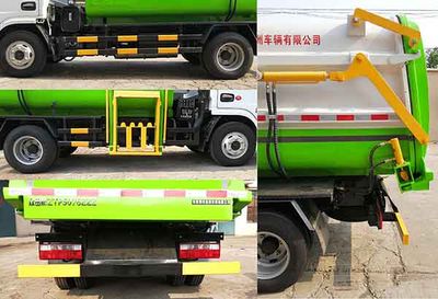 Zhongtian  ZTP5076ZZZ Hydraulic Lifter Garbage truck 