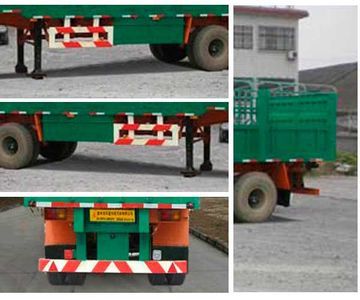 Zhongshang Automobile ZZS9380CLX Warehouse grille semi-trailer