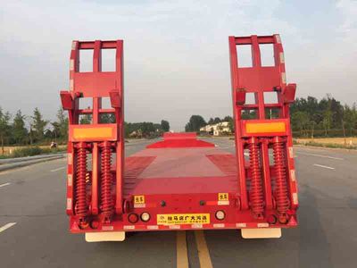 Guangda Hongyuan brand automobiles GHY9400TDP Low flatbed semi-trailer