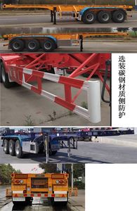 Juntong  JF9401TJZG30 Container transport semi-trailer