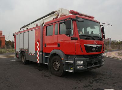 Jinsheng Shield Automobile JDX5170JXFDG25M5 Climbing platform fire truck