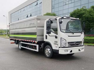 Zhonglian Automobile ZBH5070XTYBYBEV Pure electric enclosed bucket garbage truck