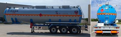 Shaanxi Automobile SHN9400GRYP427 Aluminum alloy flammable liquid tank transport semi-trailer