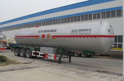 Shengrun  SKW9407GYQ Semi trailer for liquefied gas transportation