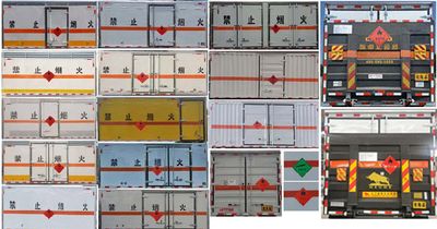 Yandi  SZD5100XRQBJ6 Flammable gas box transport vehicle