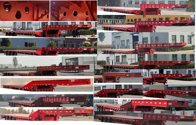 Yixiangtong  QAT9401TDP Low flatbed semi-trailer