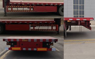 Yixiangtong  QAT9401TDP Low flatbed semi-trailer