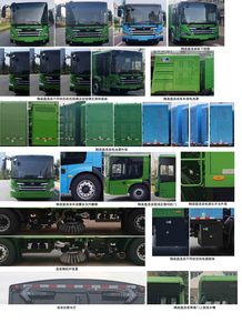 Chiyuan  BSP5180TXSBEV Pure electric cleaning and sweeping vehicle