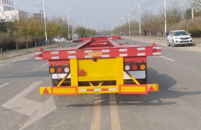 Junhua Xing brand automobiles LJH9350TJZE Container transport semi-trailer