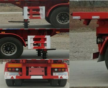 Chengtai Automobile XCT9401ZZXP Flat dump semi-trailer