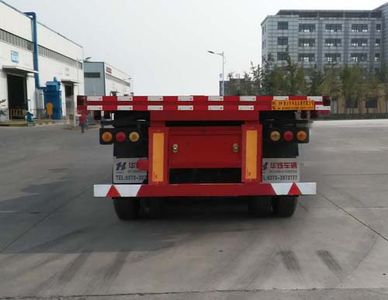 Zhongji Huashuo brand automobiles XHS9402ZZXP Flat dump semi-trailer