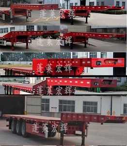 Hongjuhui  PLH9400TDP Low flatbed semi-trailer