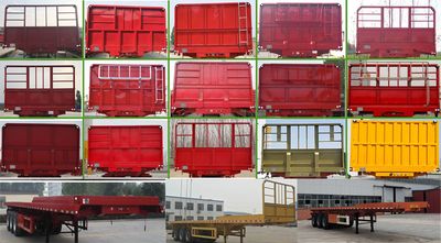 Linsheng Industrial Brand Automobile XCD9400ZZXPC Flat dump semi-trailer