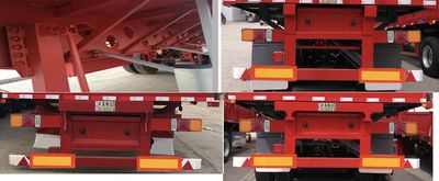 Linsheng Industrial Brand Automobile XCD9400ZZXPC Flat dump semi-trailer