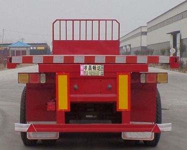 Linsheng Industrial Brand Automobile XCD9400ZZXPC Flat dump semi-trailer