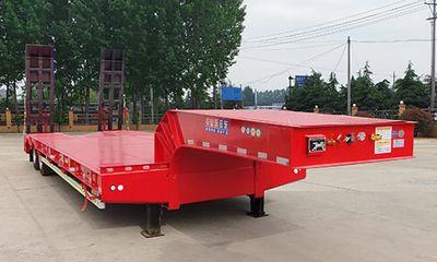 New Hongdong brand automobiles LHD9350TDP Low flatbed semi-trailer