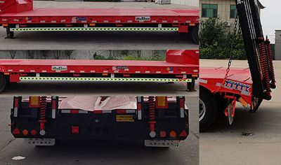 New Hongdong brand automobiles LHD9350TDP Low flatbed semi-trailer