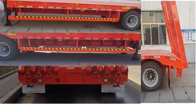 Liangshan Dongyue  CSQ9406TDP Low flatbed semi-trailer