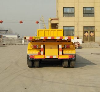 Yunteng  HJM9400ZZXP Flat dump semi-trailer