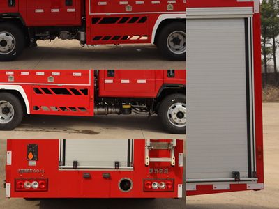 Guangtong Automobile MX5070GXFSG25BJ Water tank fire truck