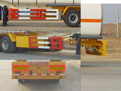 Jianghuai Yangtian  CXQ9400GHYBW Thermal insulation chemical liquid transportation semi-trailer