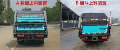 Hejia  HJK5071ZYS6EQ Compressed garbage truck